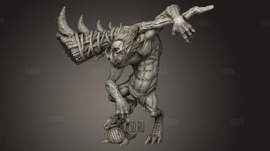 Лесной Тролль 3d stl модель для ЧПУ