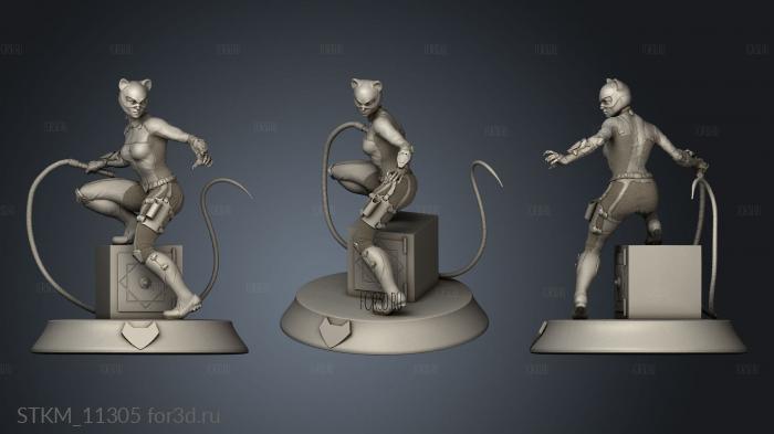 Catwoman safebox stl model for CNC