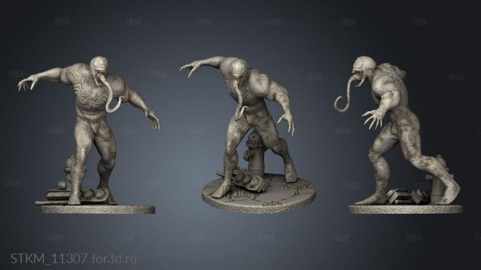 Venom stl model for CNC