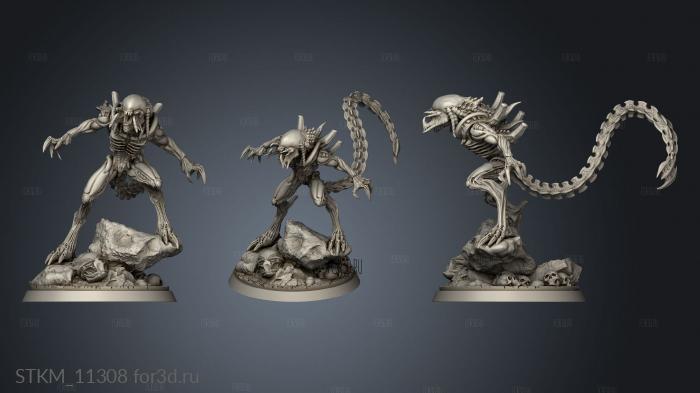 Aliens solo GIGERIAN SKULL HUNTER HYBRID stl model for CNC