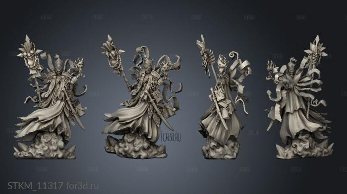 EE Greater Necromancer clouds stl model for CNC