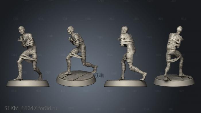 Buried Tomb Advisor Mummy stl model for CNC