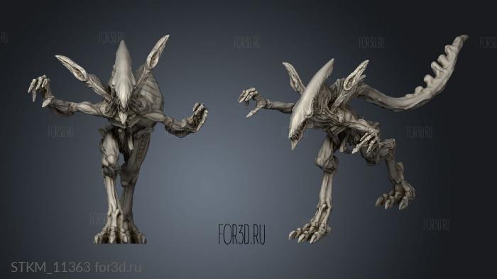 Creatures from behind the veil Void Hunter Workers stl model for CNC