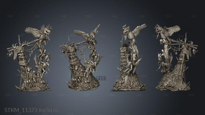 Man Eaters II Great Bone Effigy stl model for CNC