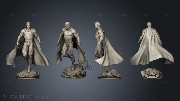 Man steel stl model for CNC