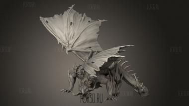 Черный Дракон,Черный 3d stl модель для ЧПУ