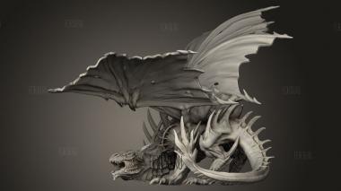 Черный Дракон,Черный 3d stl модель для ЧПУ