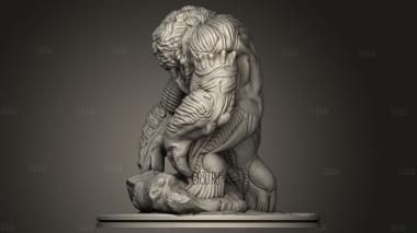 Мозговой Голем 3d stl модель для ЧПУ