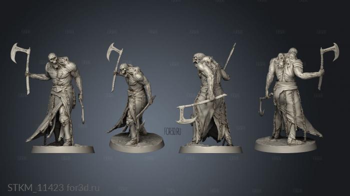 Lich Berserker Thicker for Flame Yes Mesh stl model for CNC