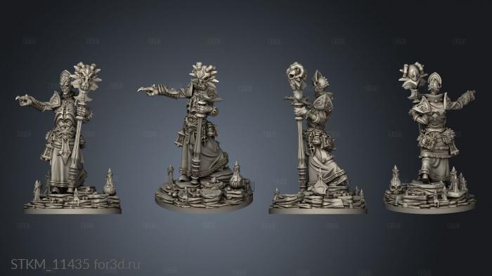 Warlock stl model for CNC