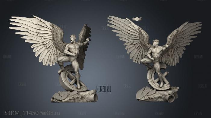 Angle X Men stl model for CNC