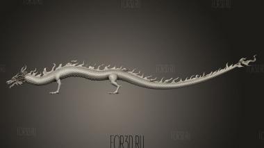 Азиатский Дракон 3d stl модель для ЧПУ