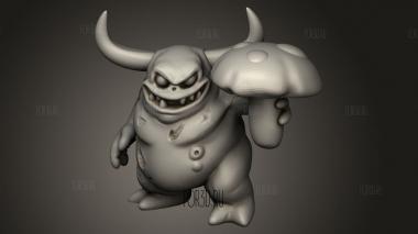 Нургл Нурглинг,любящий грибы 3d stl модель для ЧПУ