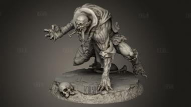Проснувшийся Упырь Ghouls 3d stl модель для ЧПУ