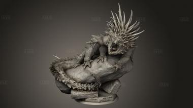 Василиск 3d stl модель для ЧПУ
