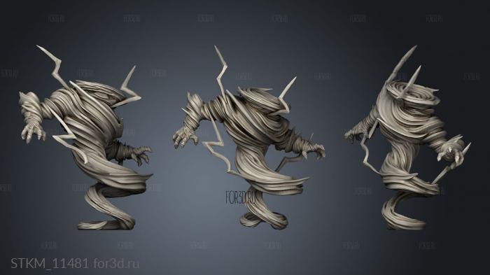 Summoned Elementals Air Elemental stl model for CNC