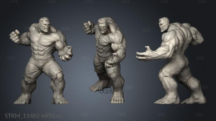 Hulk stl model for CNC