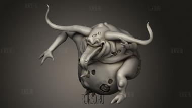 Нургл 3d stl модель для ЧПУ