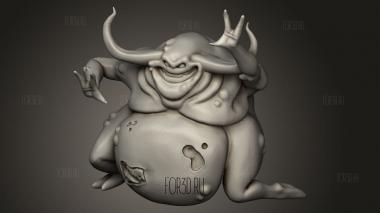 Нургл 3d stl модель для ЧПУ
