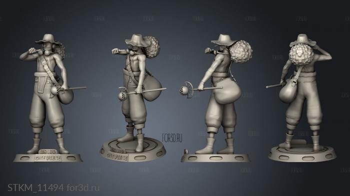 Usopp Bage 3d stl модель для ЧПУ