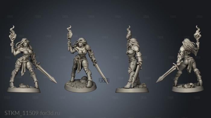 Fighters Guild Elena Pinup Beauty stl model for CNC