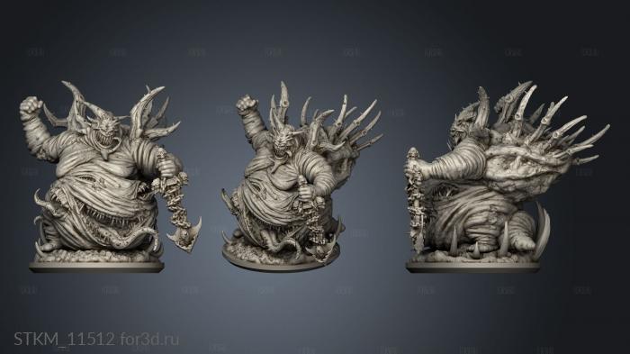 Plague Golem stl model for CNC