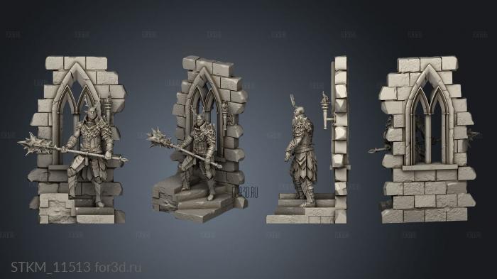 Bloodspawn Templars stl model for CNC