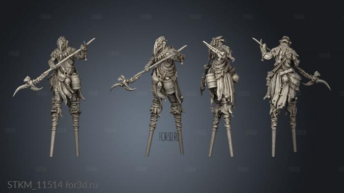 bestia Scrap Shaman Disciple stl model for CNC