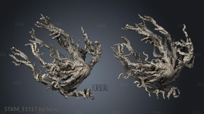 Living Fire Spell stl model for CNC