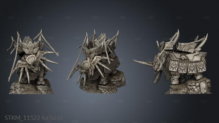 Clan War Bjarkan Back stl model for CNC