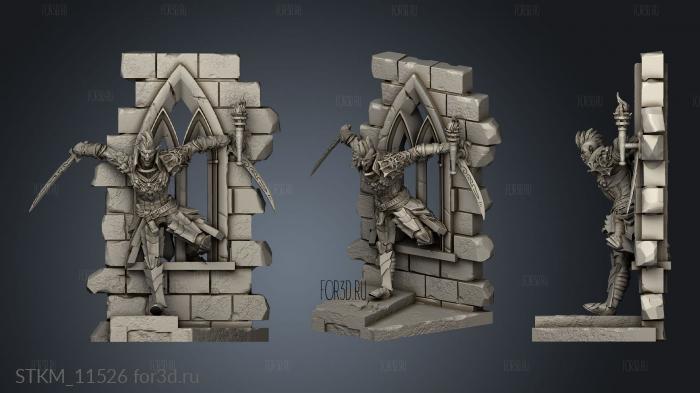 Bloodspawn Templars stl model for CNC