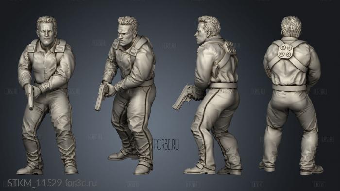 SKULL HUNTERS THE BONE CLAN PCPD POLICE OFFICER CAPTAIN DONALD MACDONUT stl model for CNC