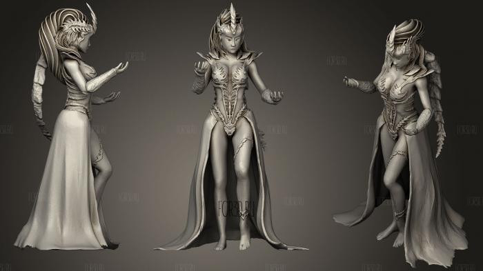 Seyla   The Alien Demon stl model for CNC