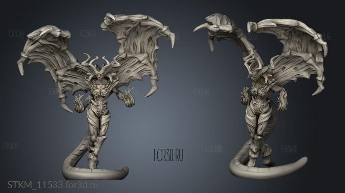 Mother Demons stl model for CNC