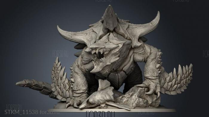 Turtle Dragon stl model for CNC