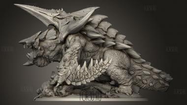 Черепаха-Дракон 3d stl модель для ЧПУ