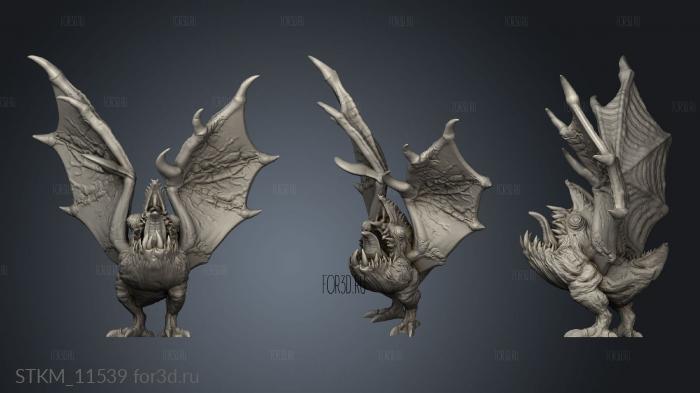 Tysklands STRETCHGOALS Flying Goblin Hound stl model for CNC