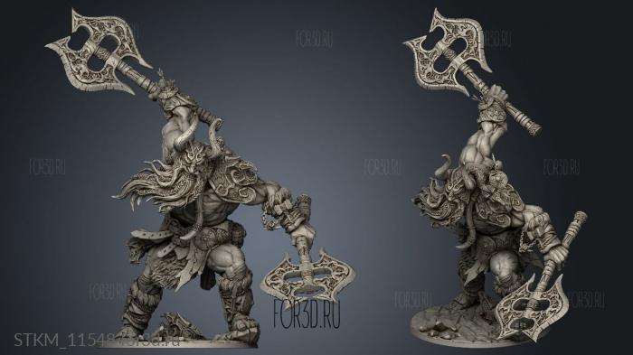 Epic Boss Hulk Fnir Frost Jotunn Champion Amazon Warrior stl model for CNC