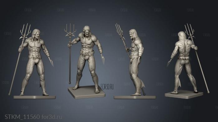 Aquaman stl model for CNC