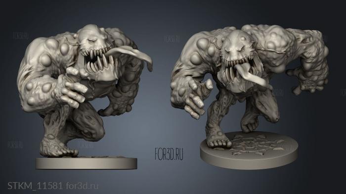 Cave Lurker stl model for CNC