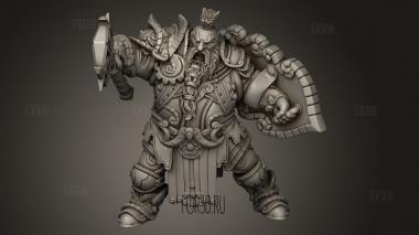 Воин Клана 3d stl модель для ЧПУ