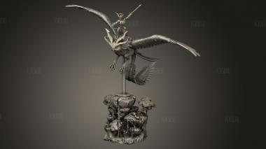 Акина 3d stl модель для ЧПУ