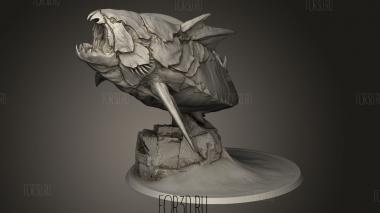 Данкл Саурус 3d stl модель для ЧПУ