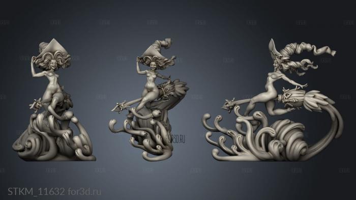 Blackthorn The Witch Smoke stl model for CNC