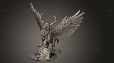 Ламассу 3d stl модель для ЧПУ