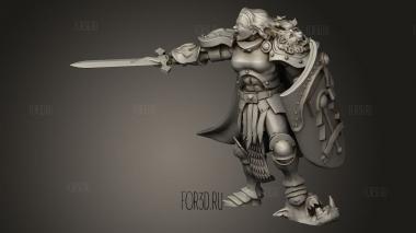 Возраст Зигмара Прокси Ле Грозовой рыцарь 3d stl модель для ЧПУ