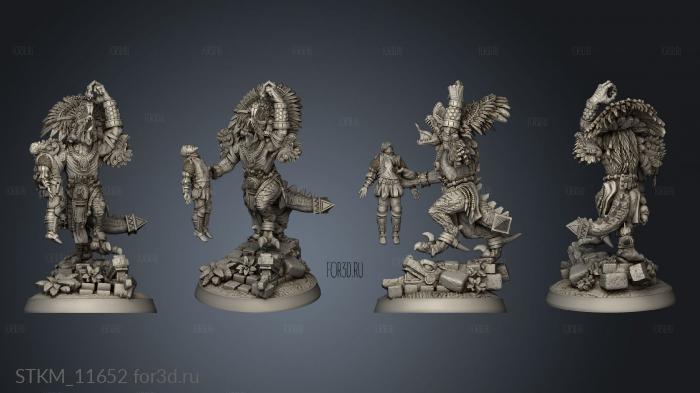 box Coatl Guard General Hero stl model for CNC