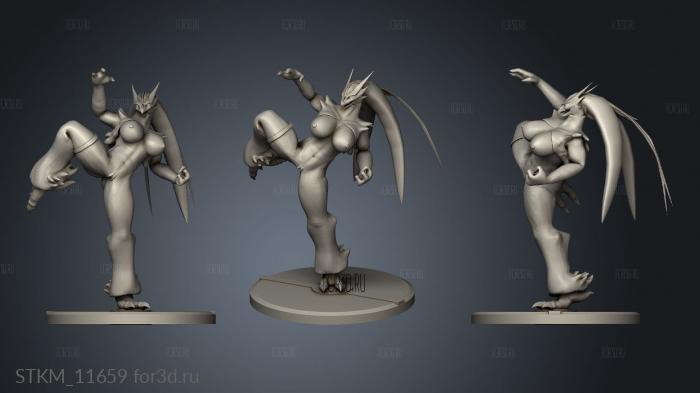 Blaziken stl model for CNC