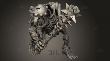 Скелет гоблина 3d stl модель для ЧПУ