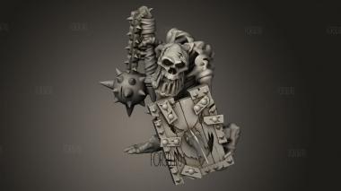 Скелет гоблина 3d stl модель для ЧПУ